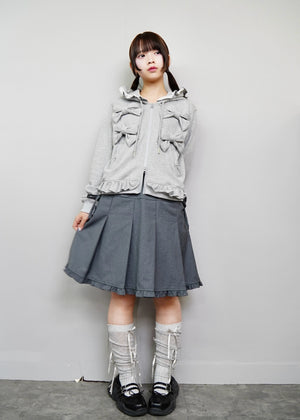 ribbonful zip hoodie