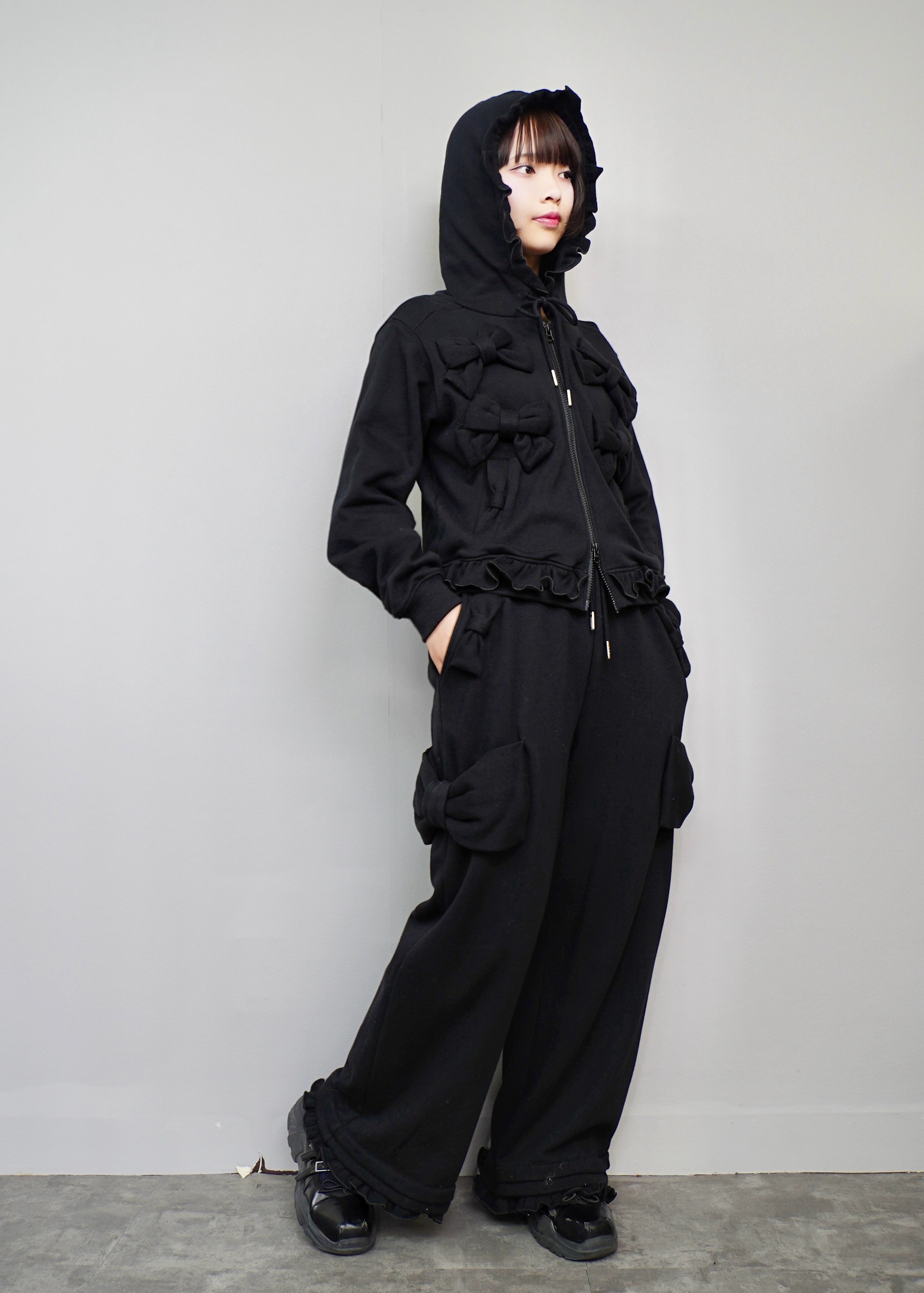 ribbonful zip hoodie – Tie.Me
