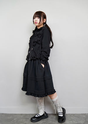 ribbonful zip hoodie