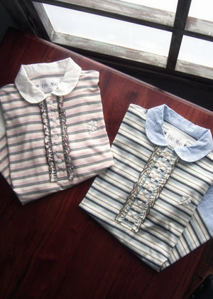 lucky clover stripe polo shirt