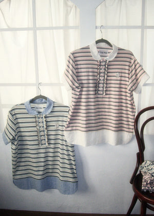 lucky clover stripe polo shirt