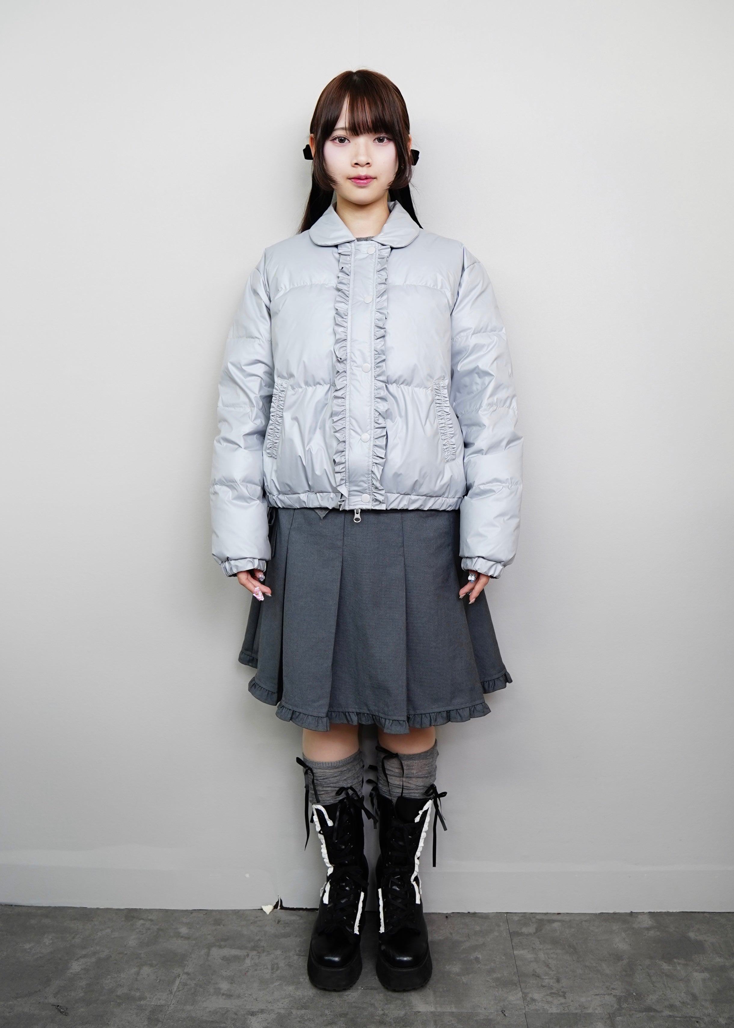 【tie.me 】新品未使用soft frill down jacket ダウン soft frill down jacket – Tie.Me