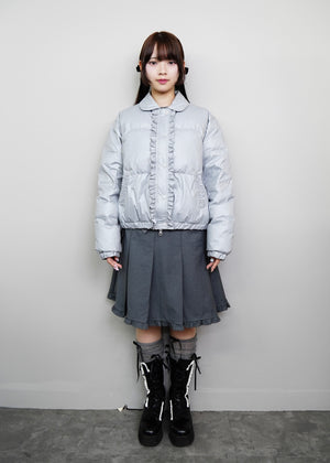 soft frill down jacket