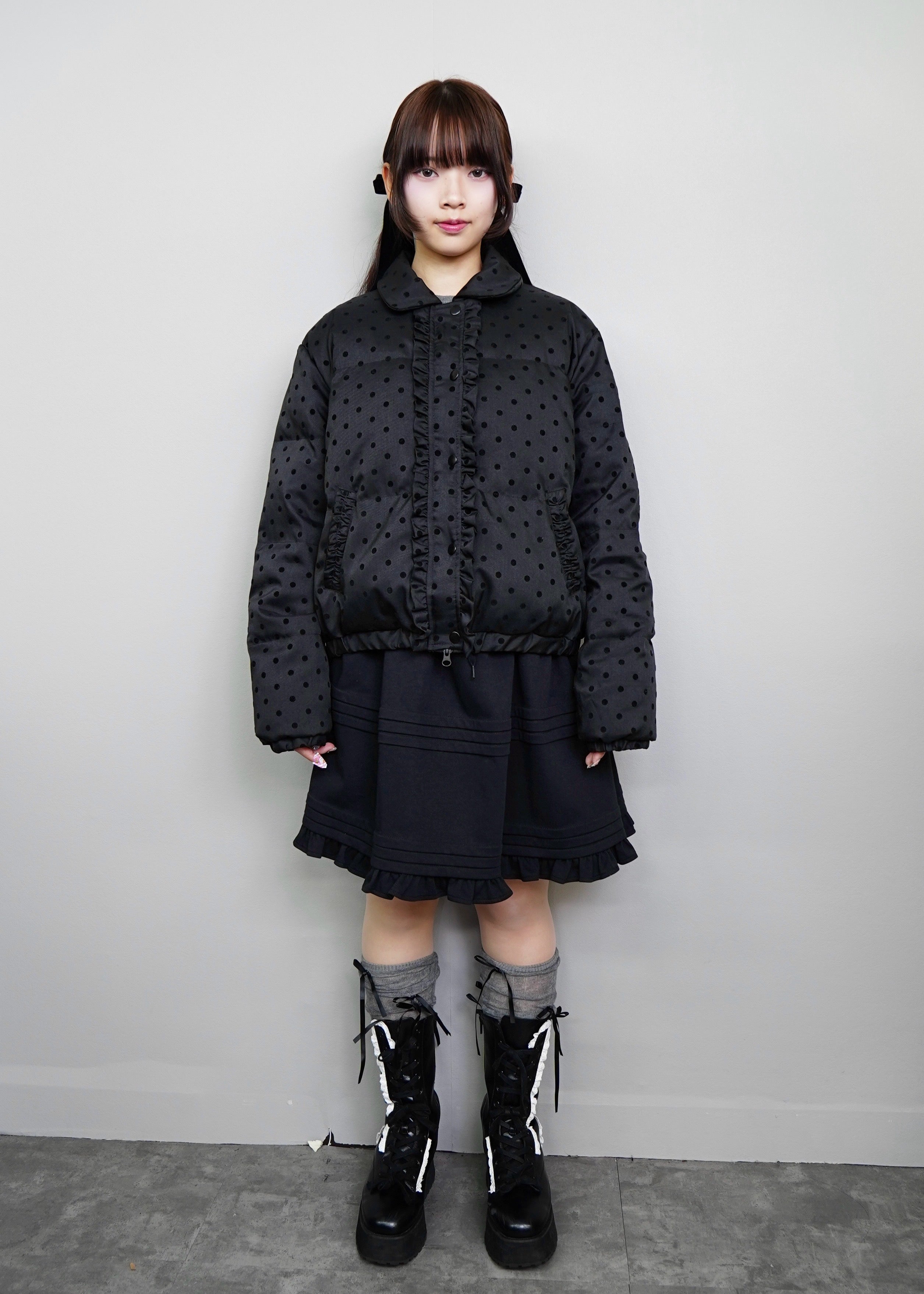 【tie.me 】新品未使用soft frill down jacket ダウン soft frill down jacket – Tie.Me