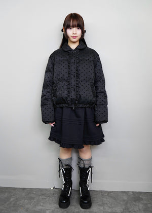 soft frill down jacket