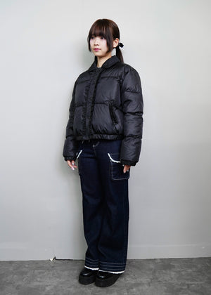 soft frill down jacket