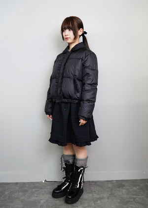 soft frill down jacket