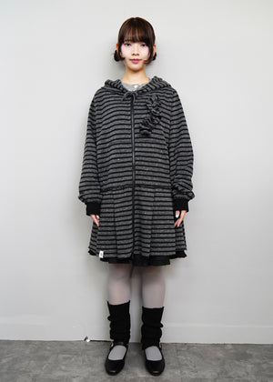 【新色&再入荷】double-zip pleated one-piece