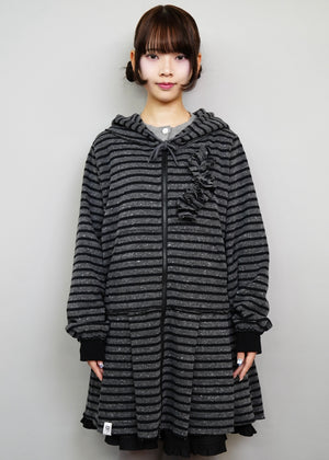 【新色&再入荷】double-zip pleated one-piece