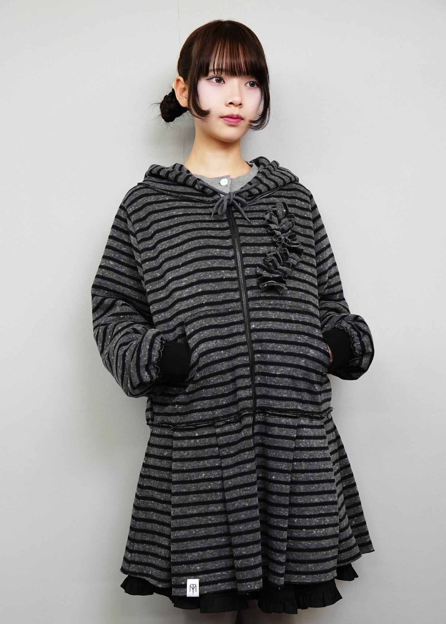 【新色&再入荷】double-zip pleated one-piece