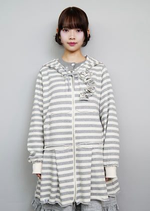 【新色&再入荷】double-zip pleated one-piece