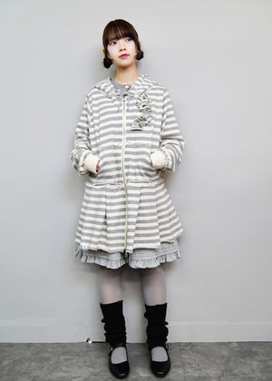 【新色&再入荷】double-zip pleated one-piece