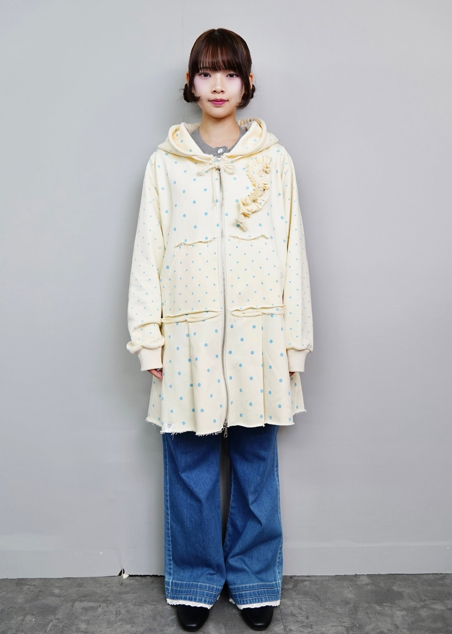 【新色&再入荷】double-zip pleated one-piece