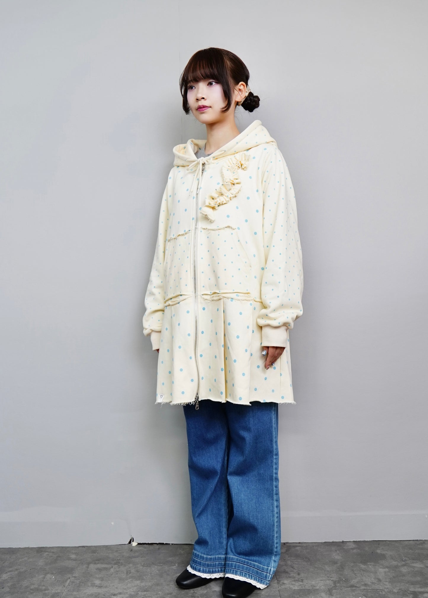 【新色&再入荷】double-zip pleated one-piece