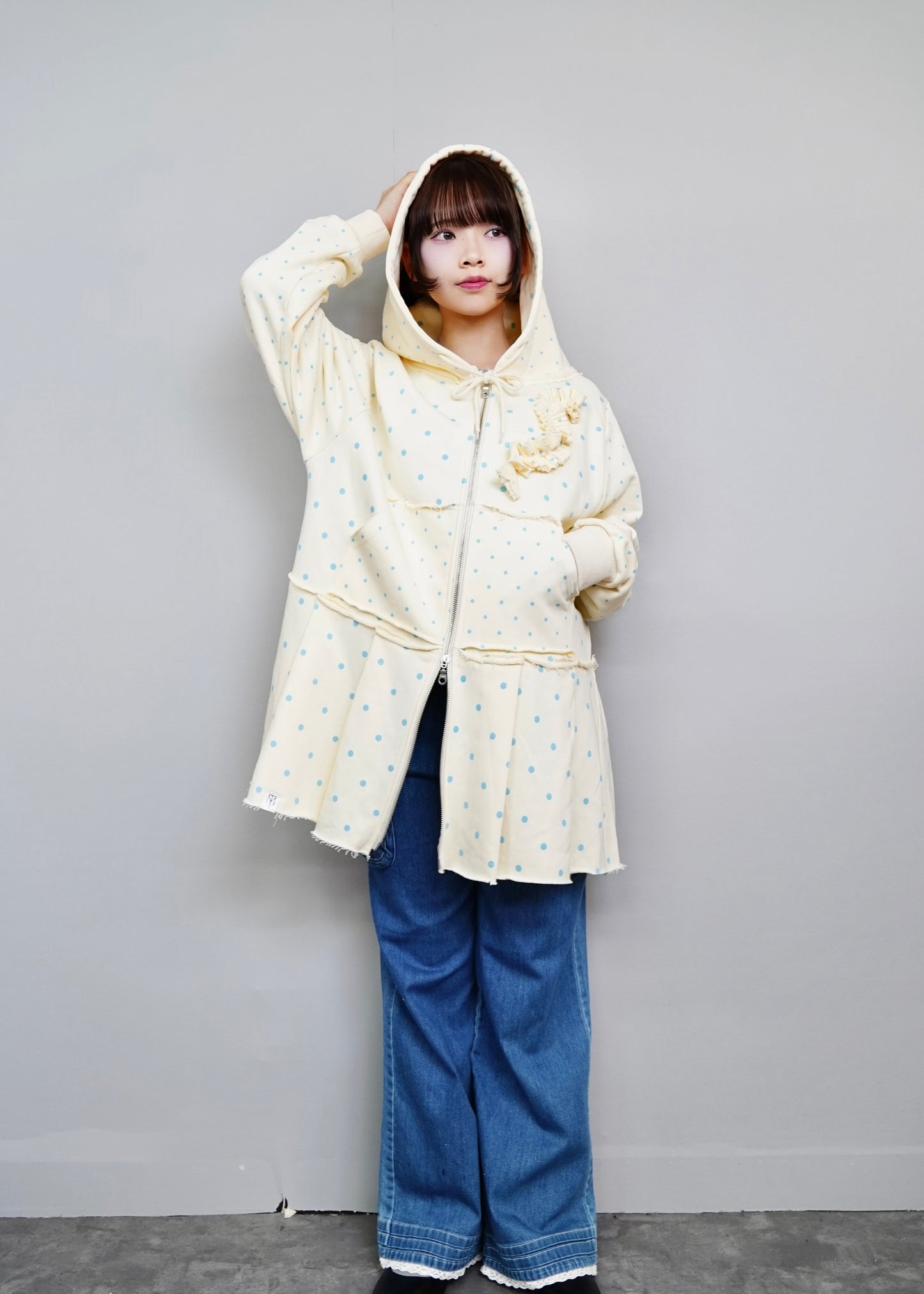 【新色&再入荷】double-zip pleated one-piece