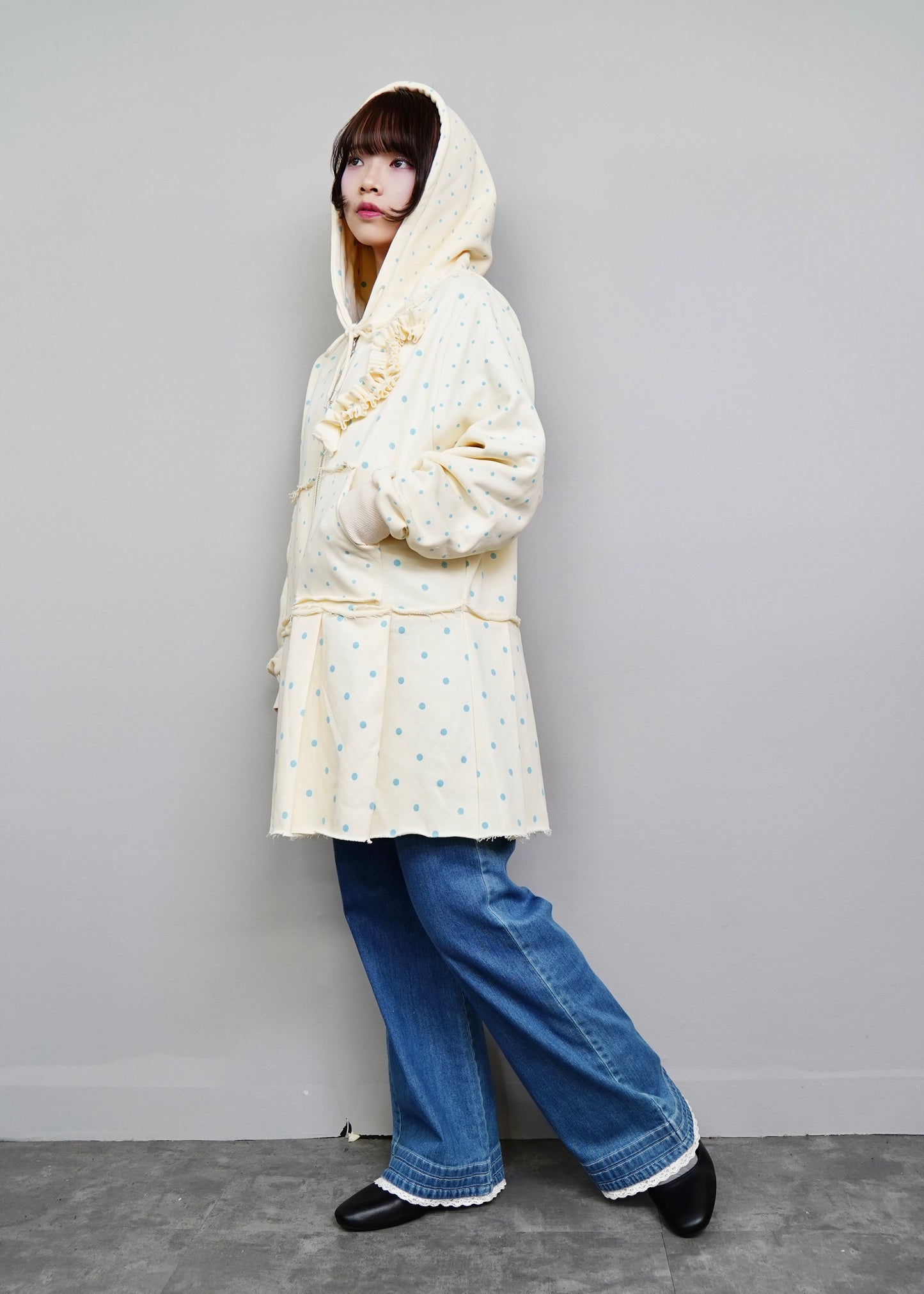 【新色&再入荷】double-zip pleated one-piece