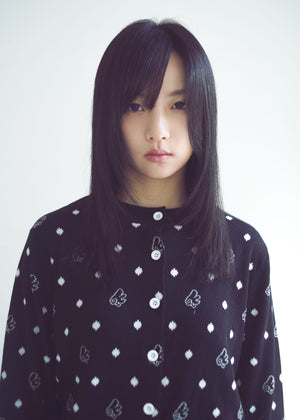 wings dot knit cardigan