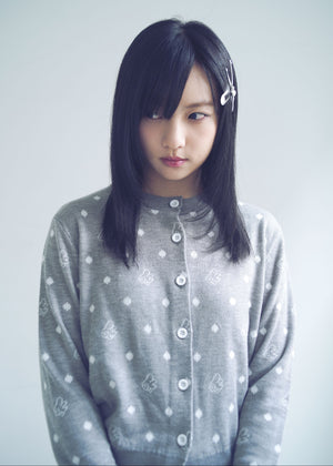 wings dot knit cardigan