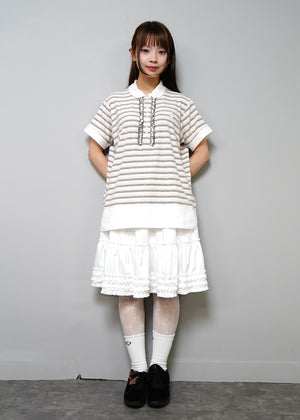 lucky clover stripe polo shirt