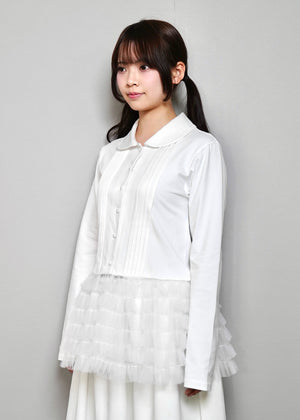 tulle dress-up Tee blouse