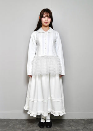 tulle dress-up Tee blouse