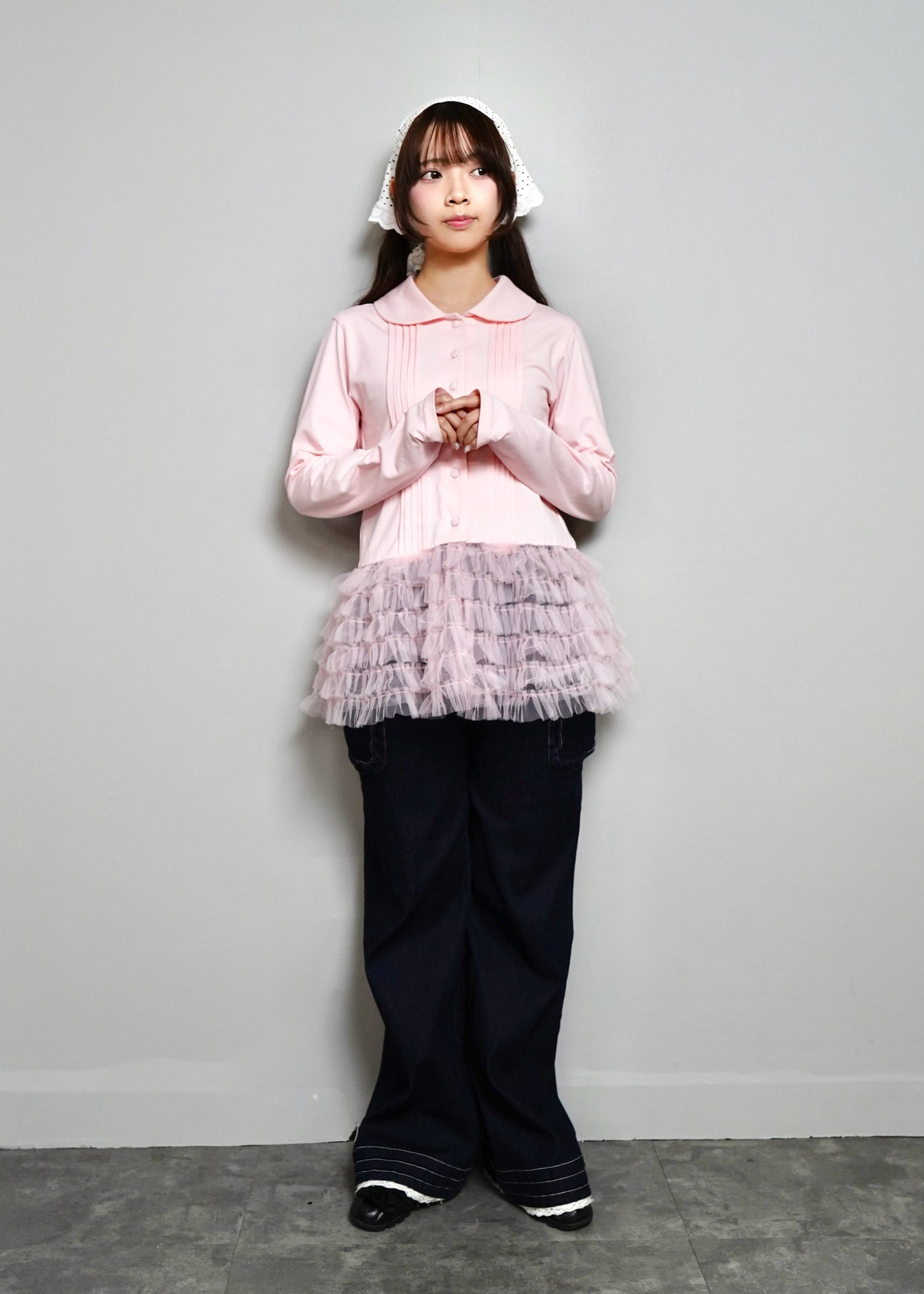 tulle dress-up Tee blouse