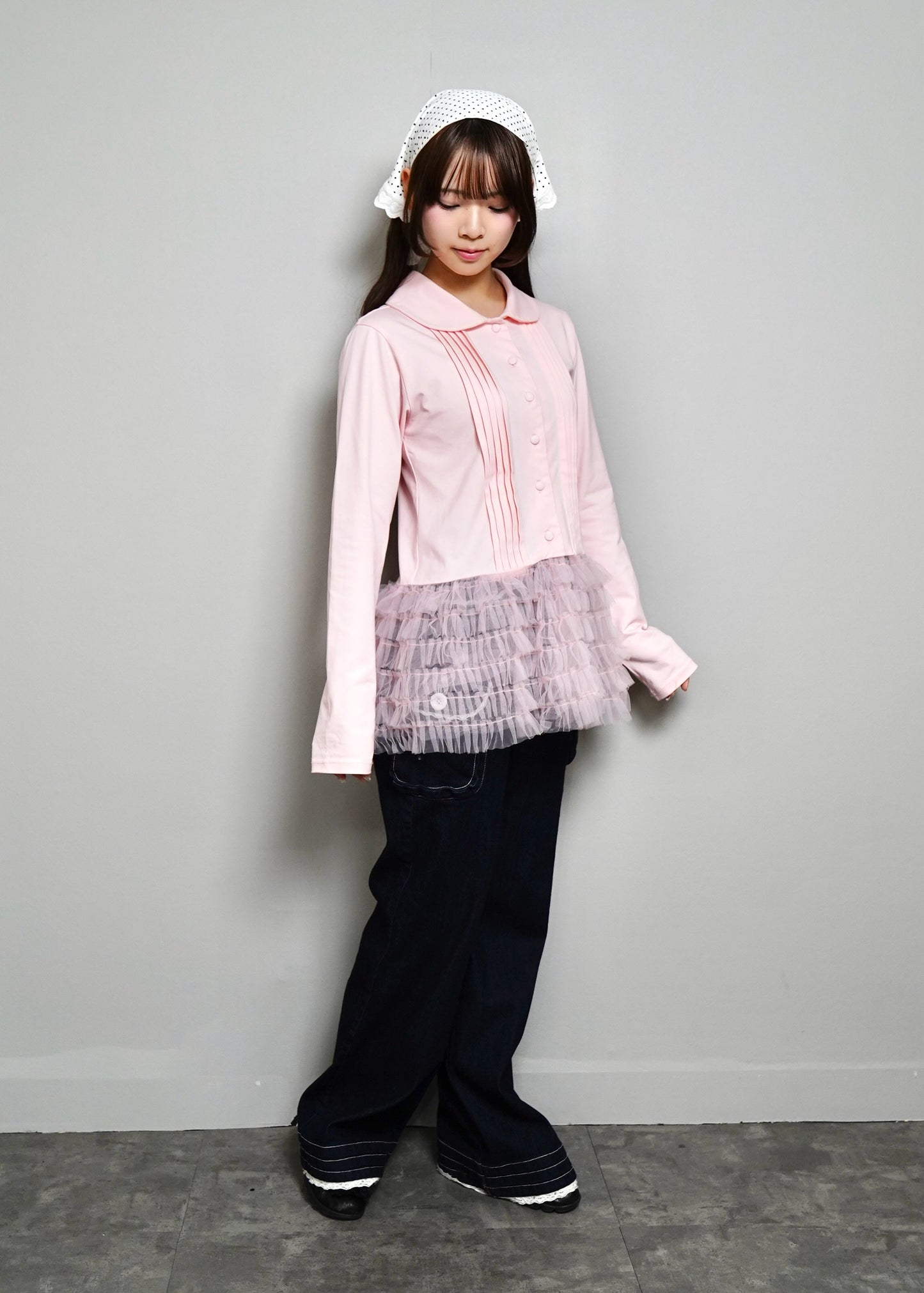 tulle dress-up Tee blouse