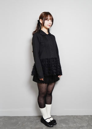 tulle dress-up Tee blouse