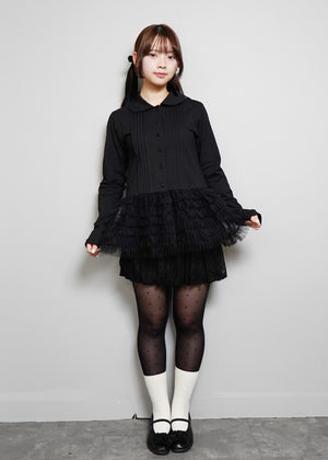 tulle dress-up Tee blouse