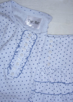【8月下旬発送】lucky button star long-Tee