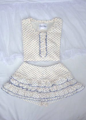 【8月下旬発送】lucky button star short pants