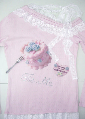 【8月下旬発送】「You need my love.」Lace-up Tee